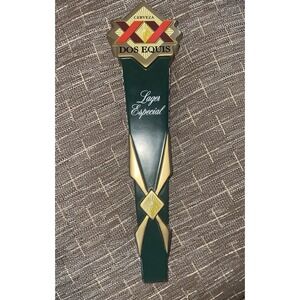 Dos Equis XX Cerveza Lager Especial Beer Tap Handle 11.5" Tall